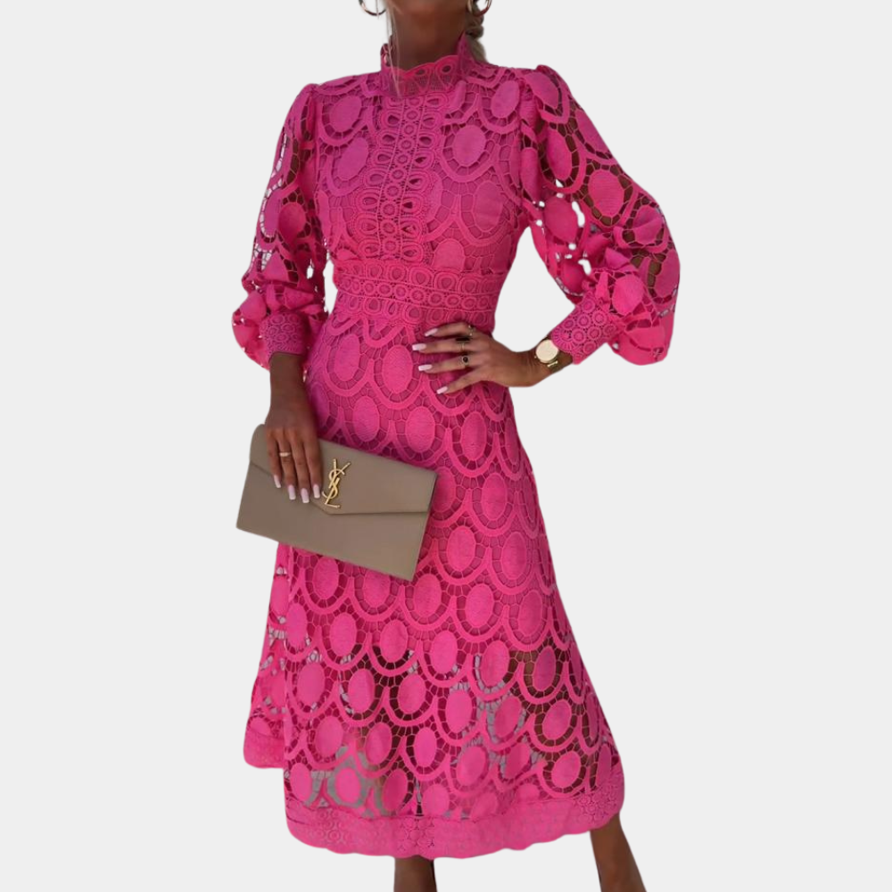 Elegante kanten zomerjurk voor dames