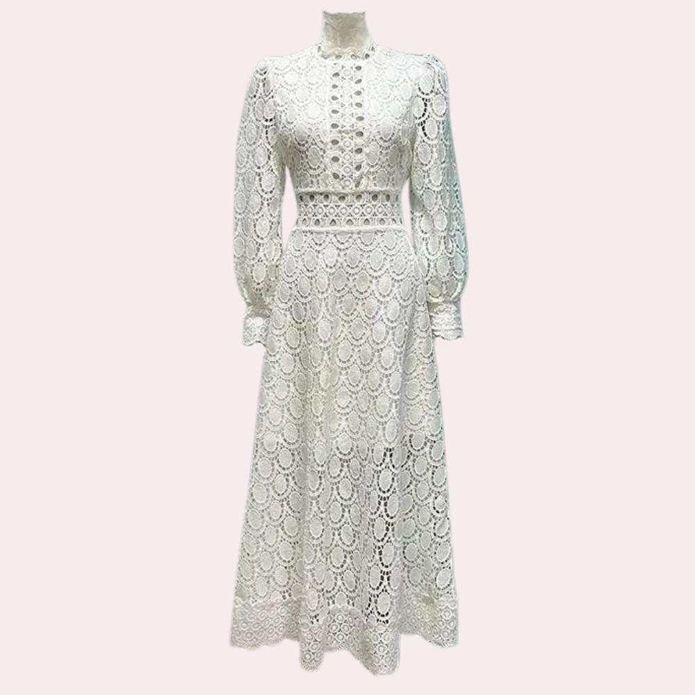 Elegante kanten zomerjurk voor dames