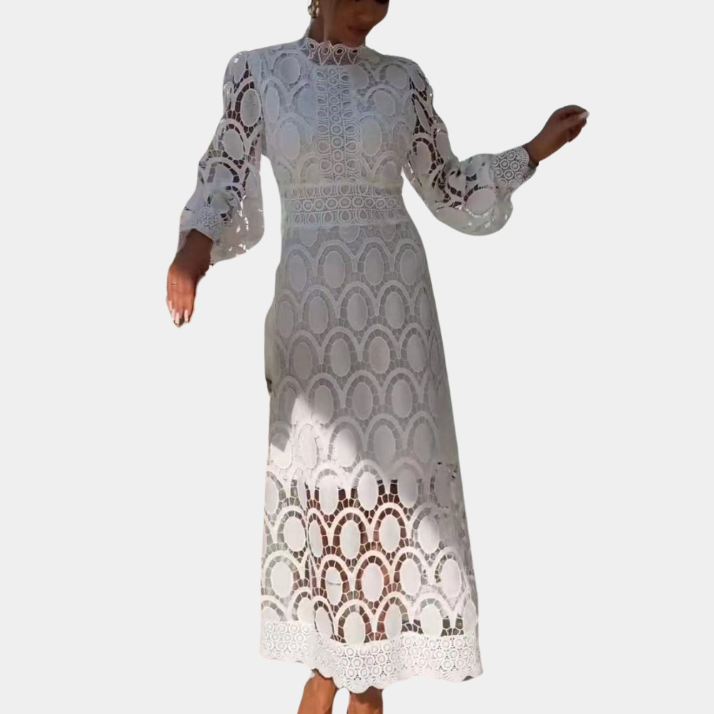 Elegante kanten zomerjurk voor dames