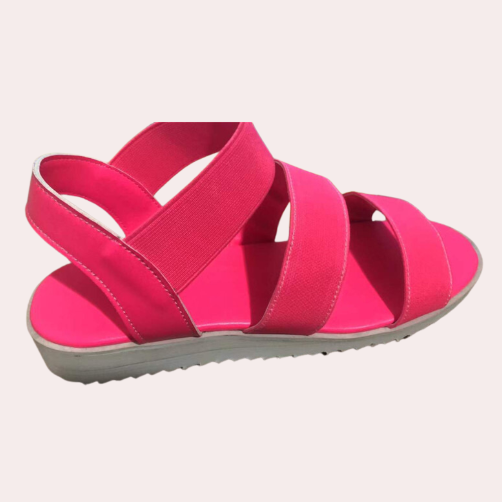 Comfortabele zomersandalen met bandjes voor dame