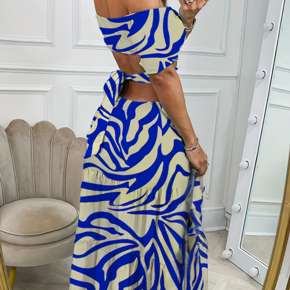 Modieuze off-shoulder zomerjurk voor dames