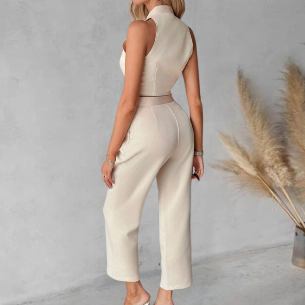 Elegant zomer vest en elegante broek voor dames