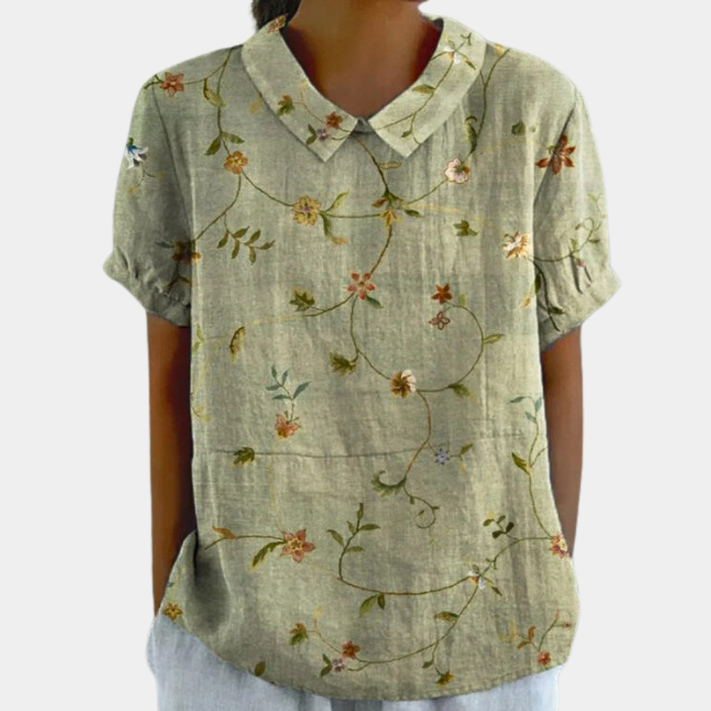 Casual en kleurrijke damesblouse voor de zomer