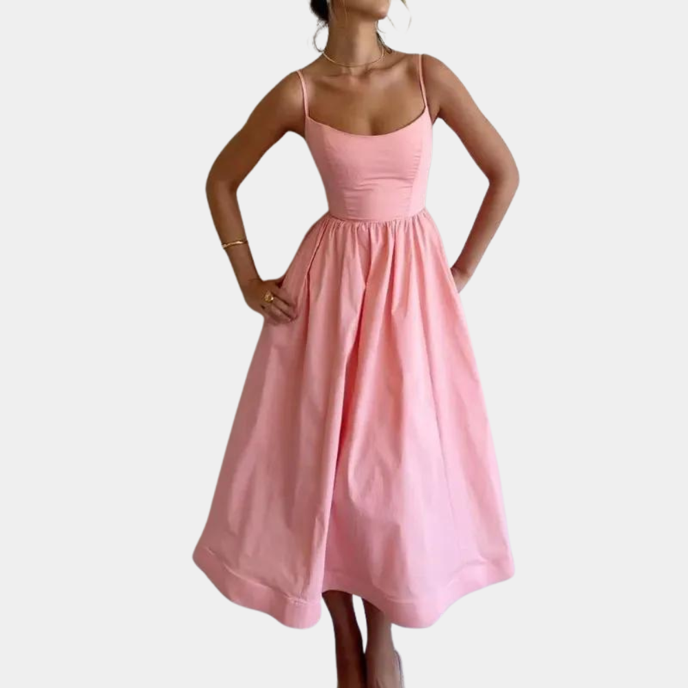 Tamara - Stijlvolle mouwloze maxi-jurk voor dames - Zomerse Elegantie