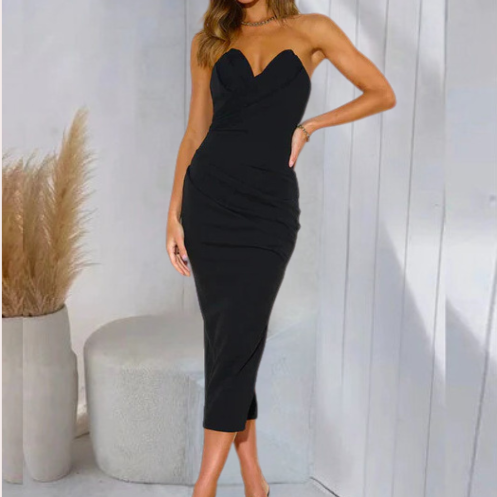 Paulita - Strapless zomerjurk voor dames - Perfect voor Lente en Zomer