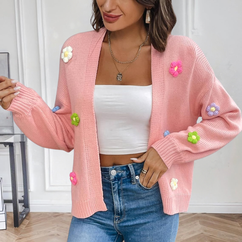Fiona - Bloemenpatroon zomer vest voor vrouwen