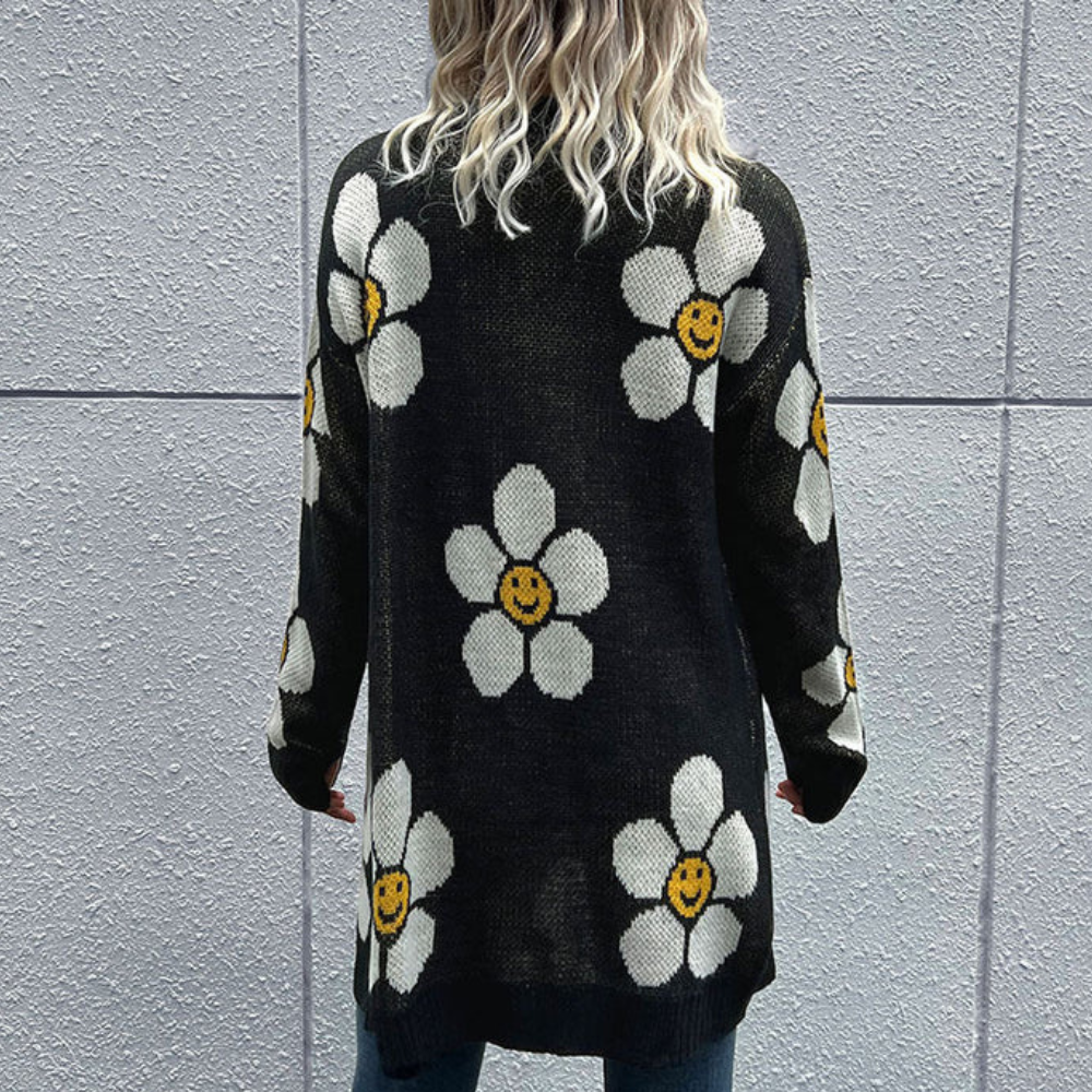 Lucine - Speels gebloemd zomer vest voor dames