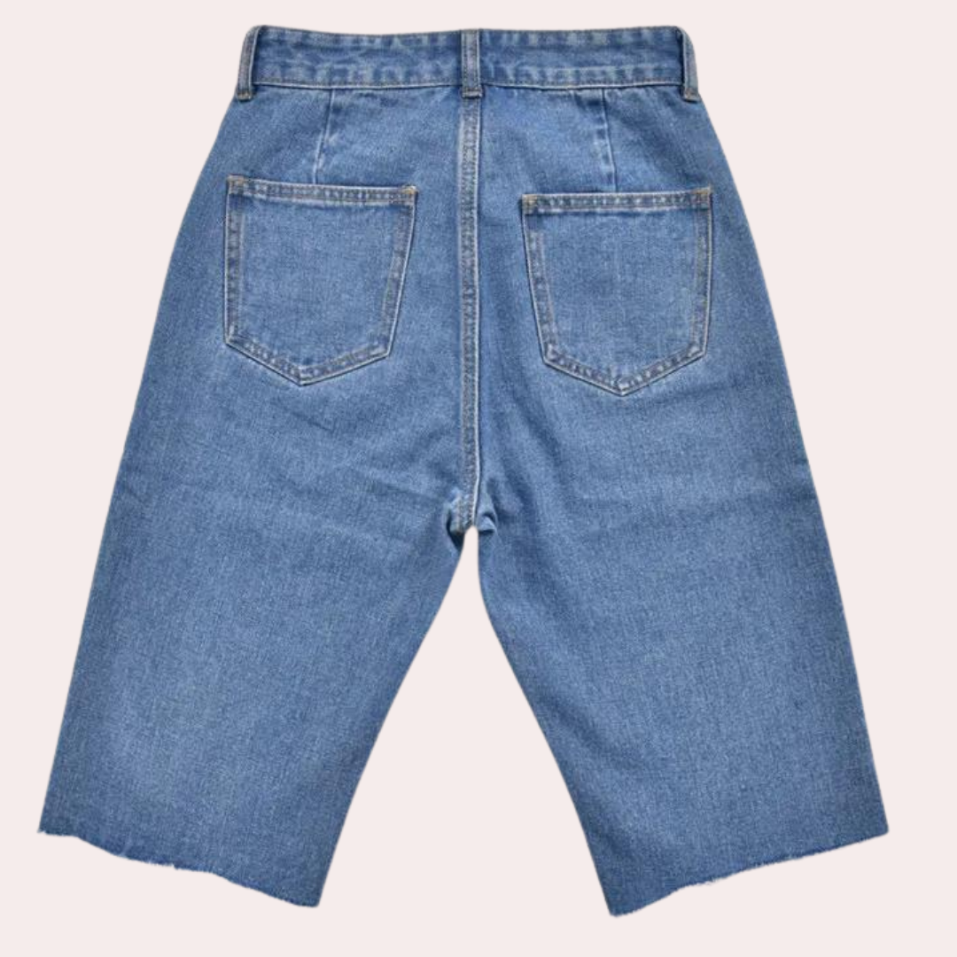 Dora - Casual Dames High Waist Zomerse Korte Broek