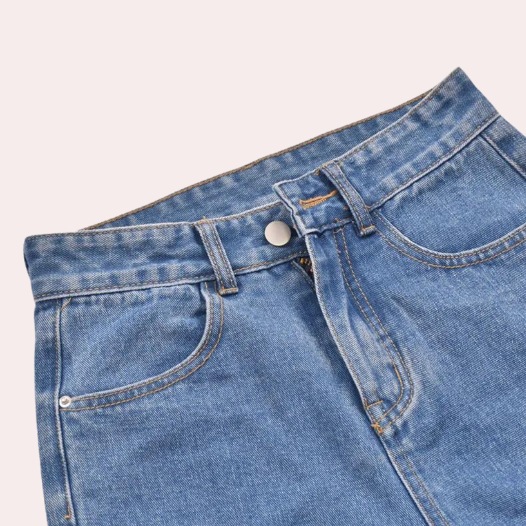 Dora - Casual Dames High Waist Zomerse Korte Broek