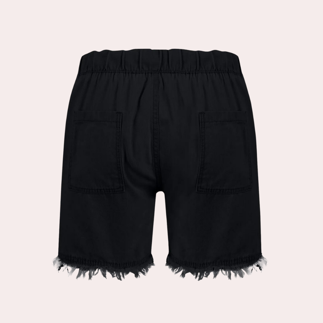 Delfine - Moeiteloze zomerstijl damesshort met steekzakken