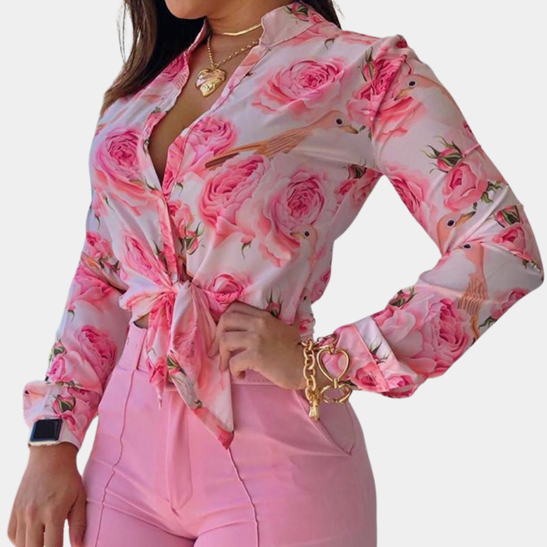 Ora - Verfrissende zomerset met blouse en shorts voor de zomer