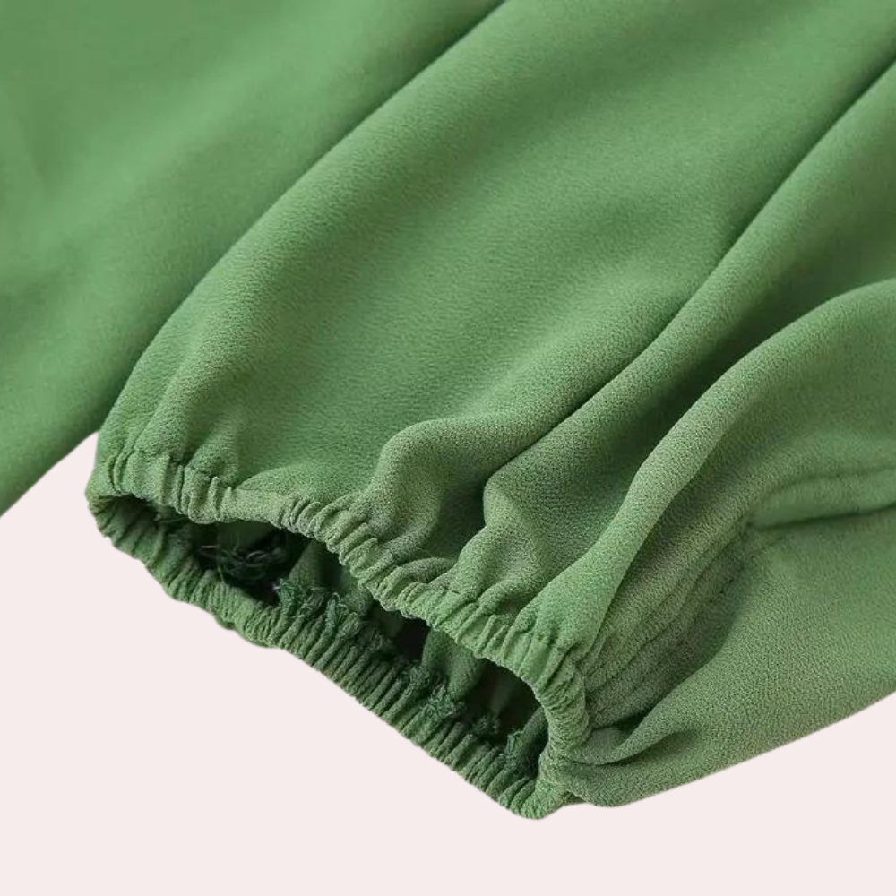 Gloria - Betoverende en luchtige zomerjurk voor dames met lantermouwen, perfect voor zonnige dagen