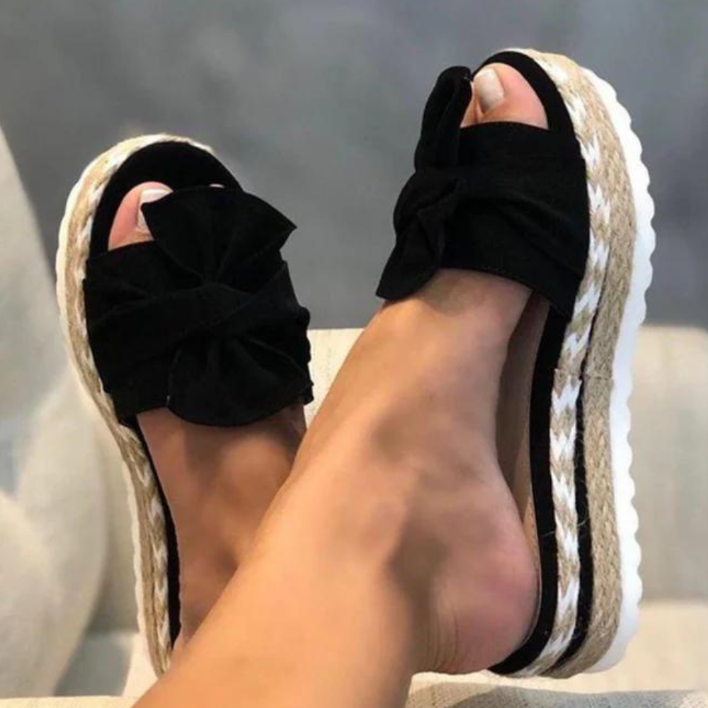 Irma - Elegante zomersandalen voor dames met strik