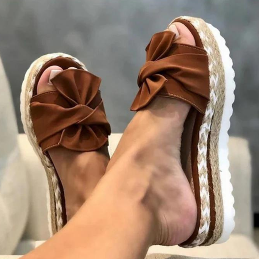 Irma - Elegante zomersandalen voor dames met strik