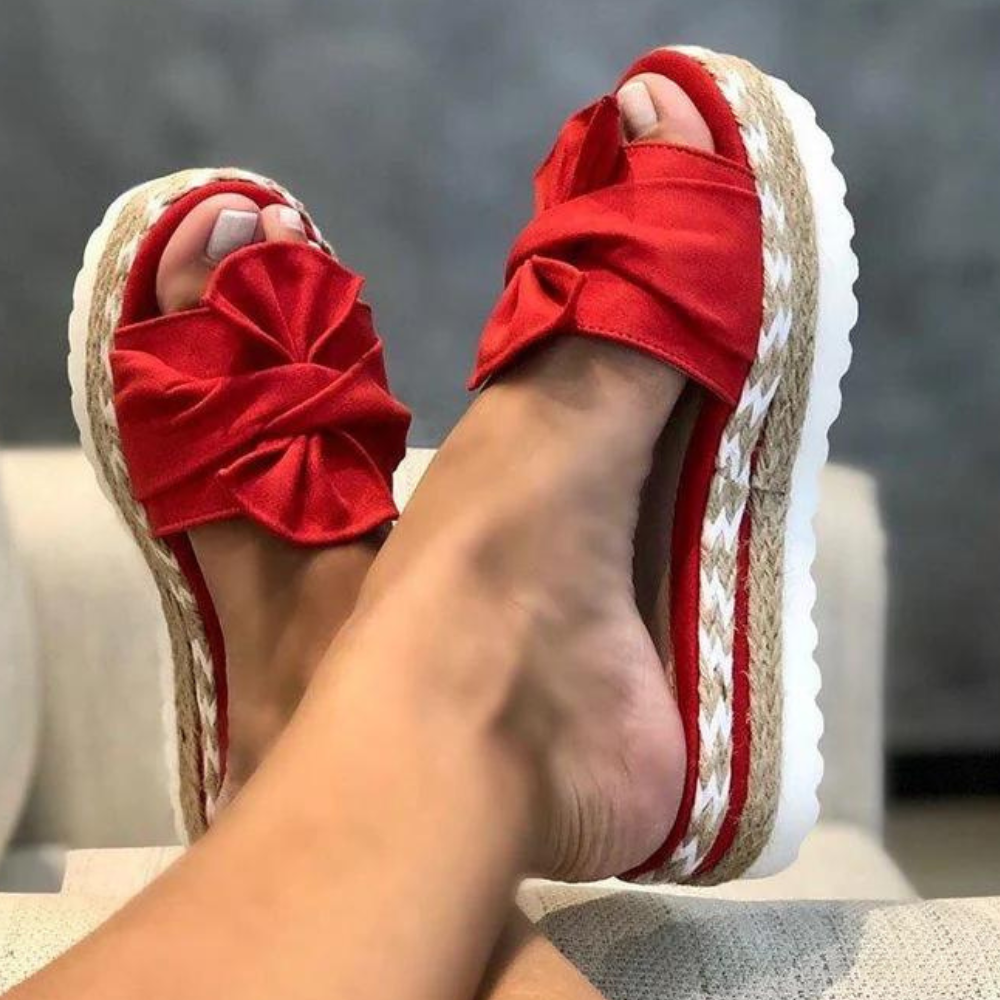 Irma - Elegante zomersandalen voor dames met strik