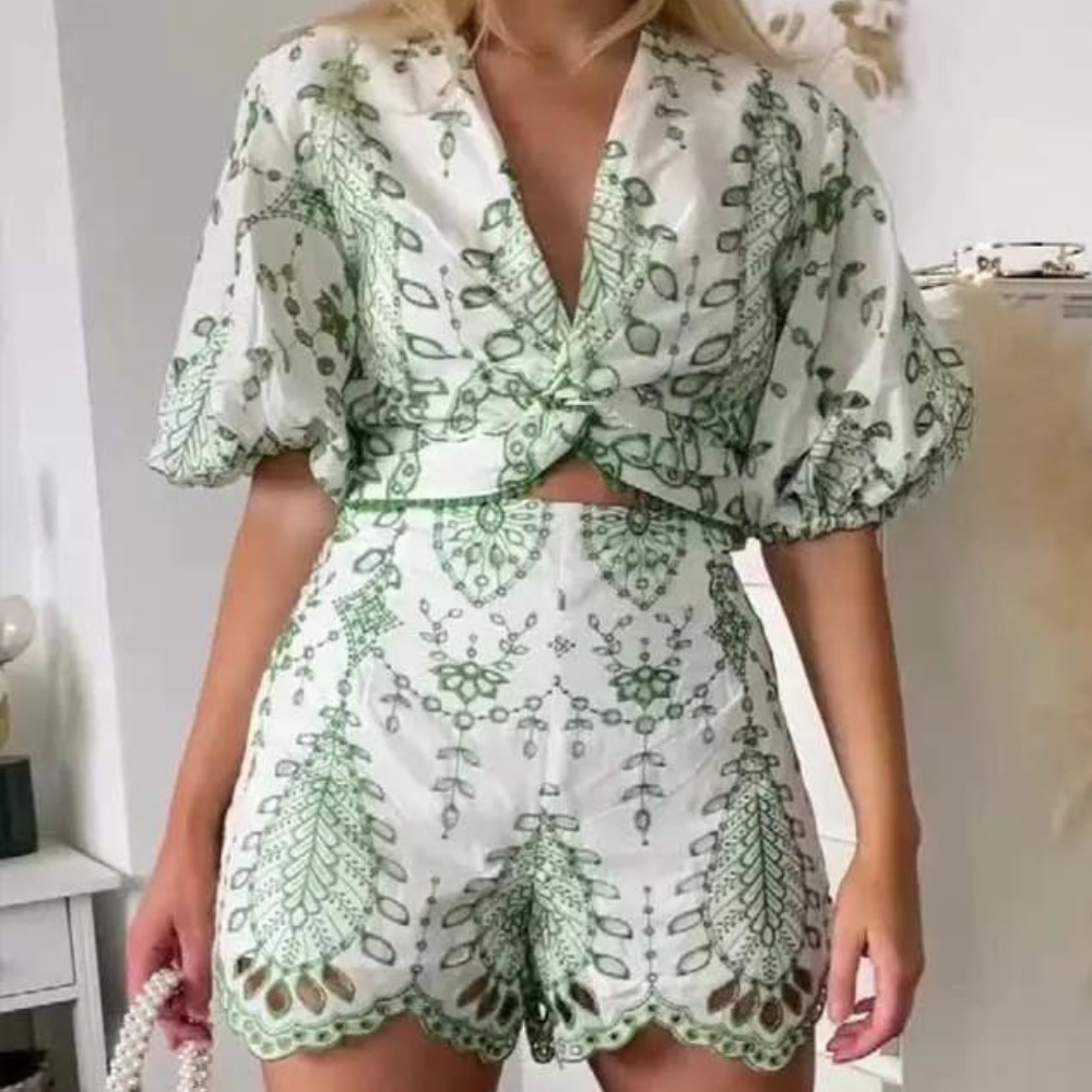 Clementina - Stijlvol 2-delig Zomerset voor Moderne Vrouwen