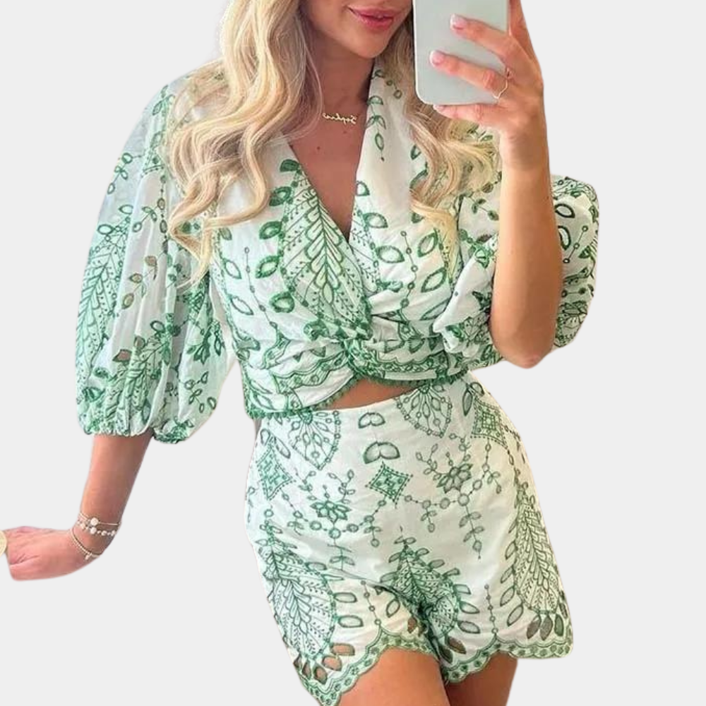Clementina - Stijlvol 2-delig Zomerset voor Moderne Vrouwen