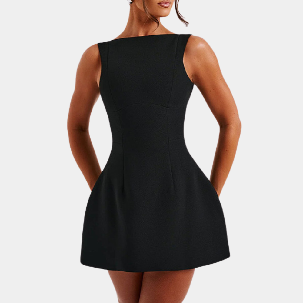 Janelle - Dames Stijlvolle Mouwloze Lente/Zomerjurk