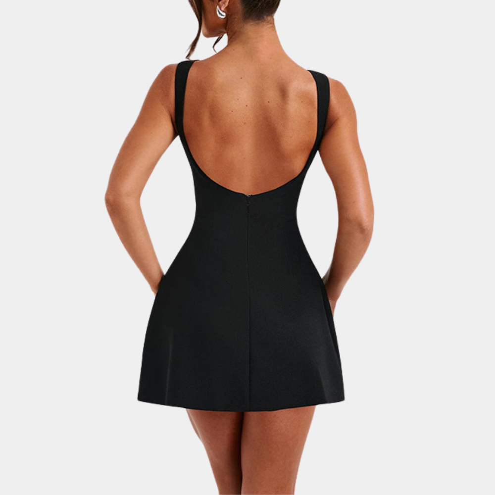 Janelle - Dames Stijlvolle Mouwloze Lente/Zomerjurk
