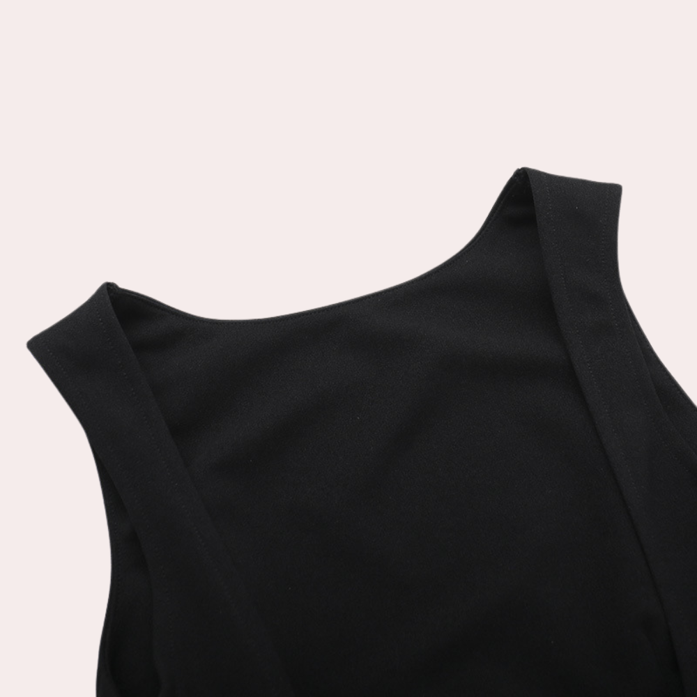 Janelle - Dames Stijlvolle Mouwloze Lente/Zomerjurk