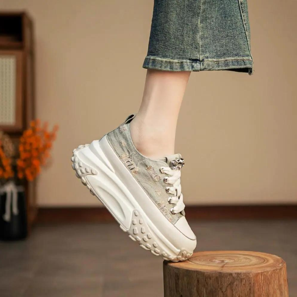 Tinley - Verfijnde Retro Dames Zomersneakers