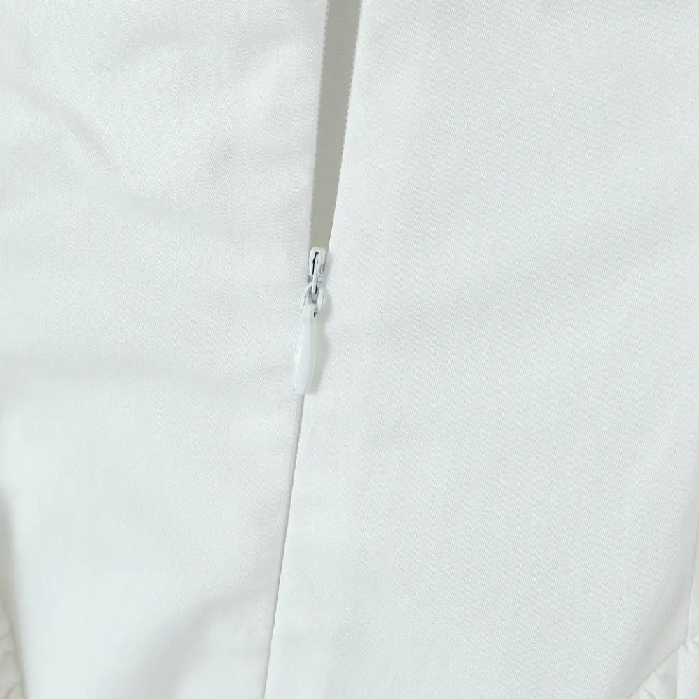 Mani - Elegante Mouwloze Halter Midi Zomerjurk
