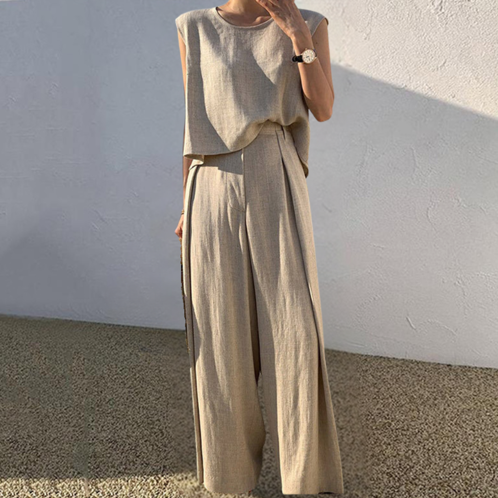 Raluca - Casual Elegance 2-delig damesset voor Zomeravonturen