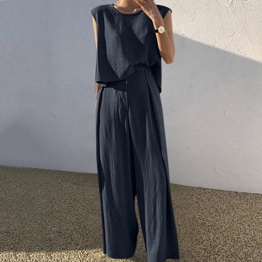 Raluca - Casual Elegance 2-delig damesset voor Zomeravonturen
