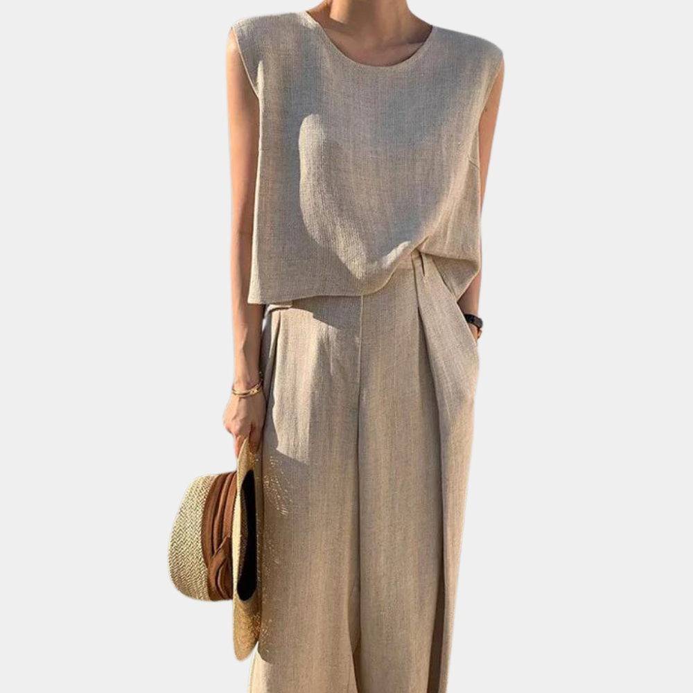 Raluca - Casual Elegance 2-delig damesset voor Zomeravonturen