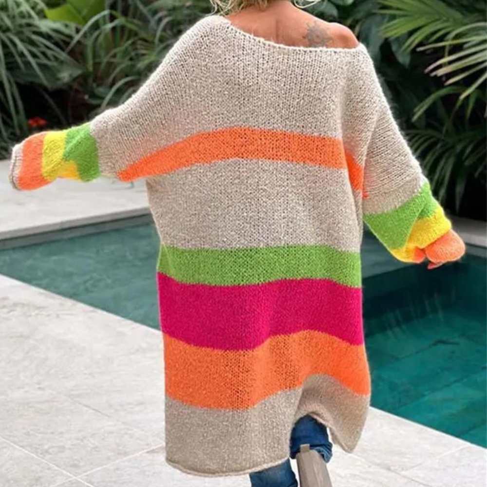 Cressida - Comfortabele kleurrijke damestrui voor de zomer