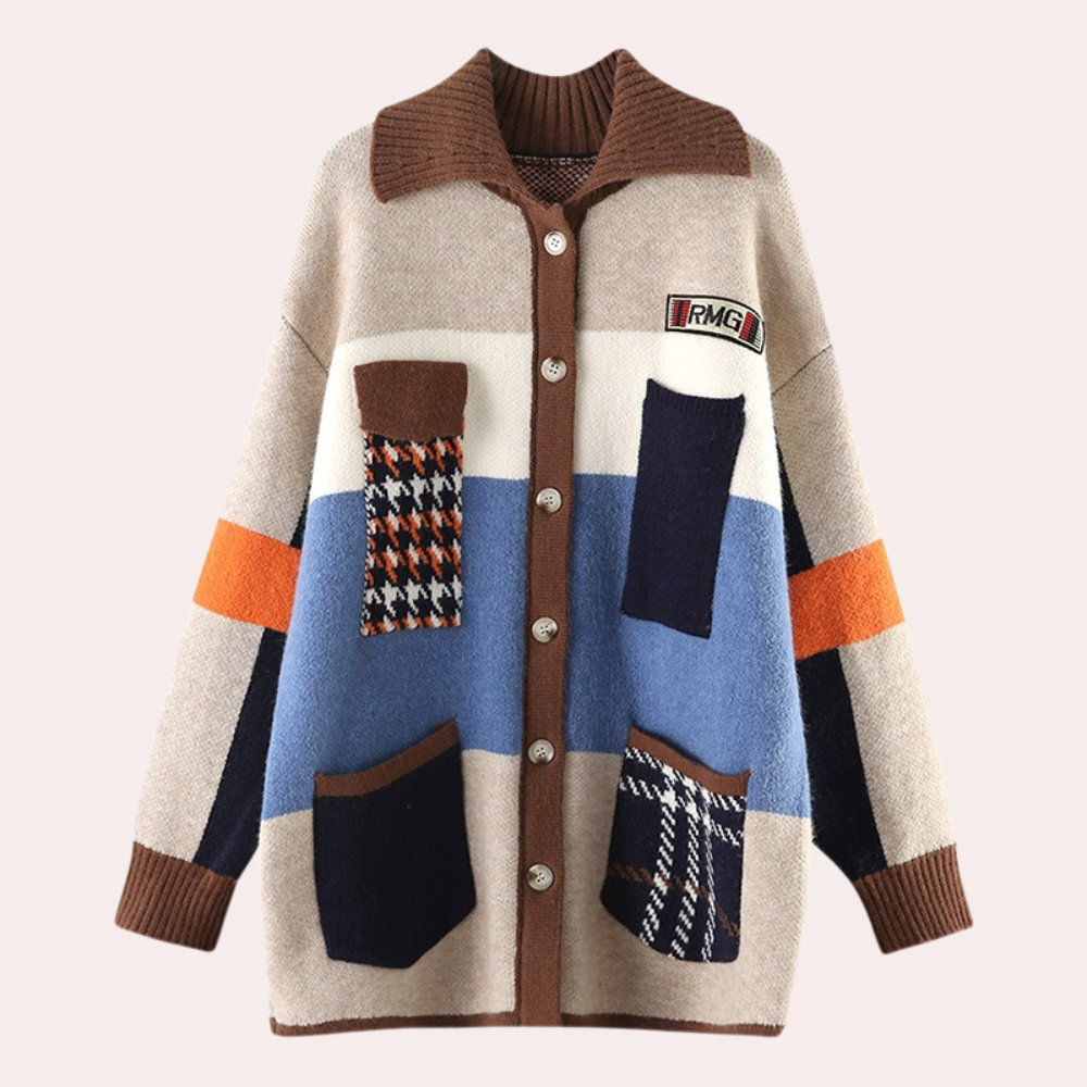 Edwina - Stijlvolle gebreide oversized damesjas voor de zomer