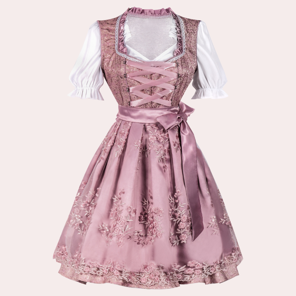 Miren - Kant bloemen zomerjurk voor dames