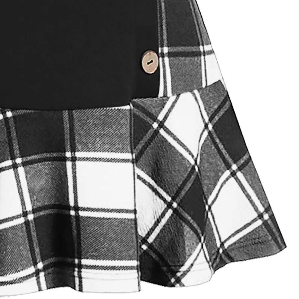 Niki - Tijdloze Midi-jurk met ruitmotief voor dames - Zomerse Stijl
