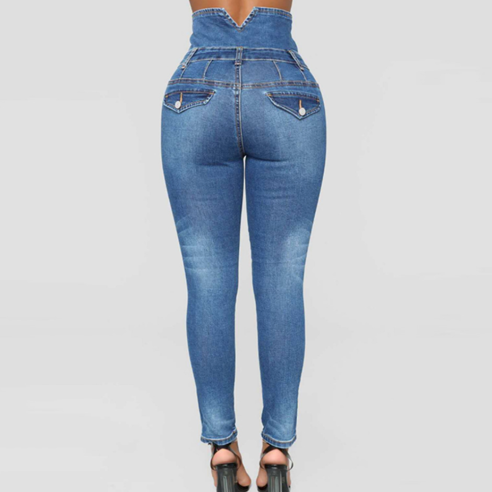 Nola - Elegante Hoog Taille Skinny Zomerbroek voor Dames