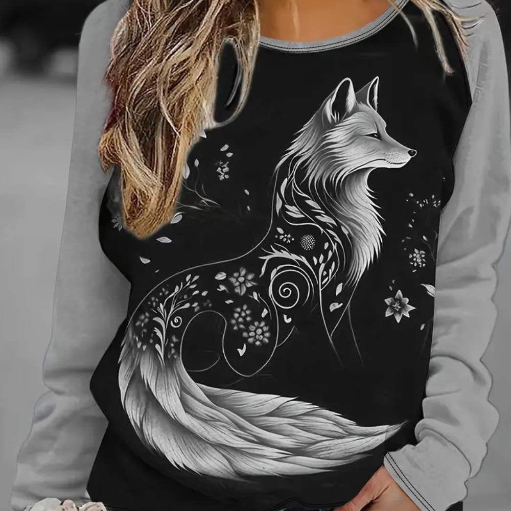 Sibel – Ontspannen Pasvorm Dames Zomersweatshirt