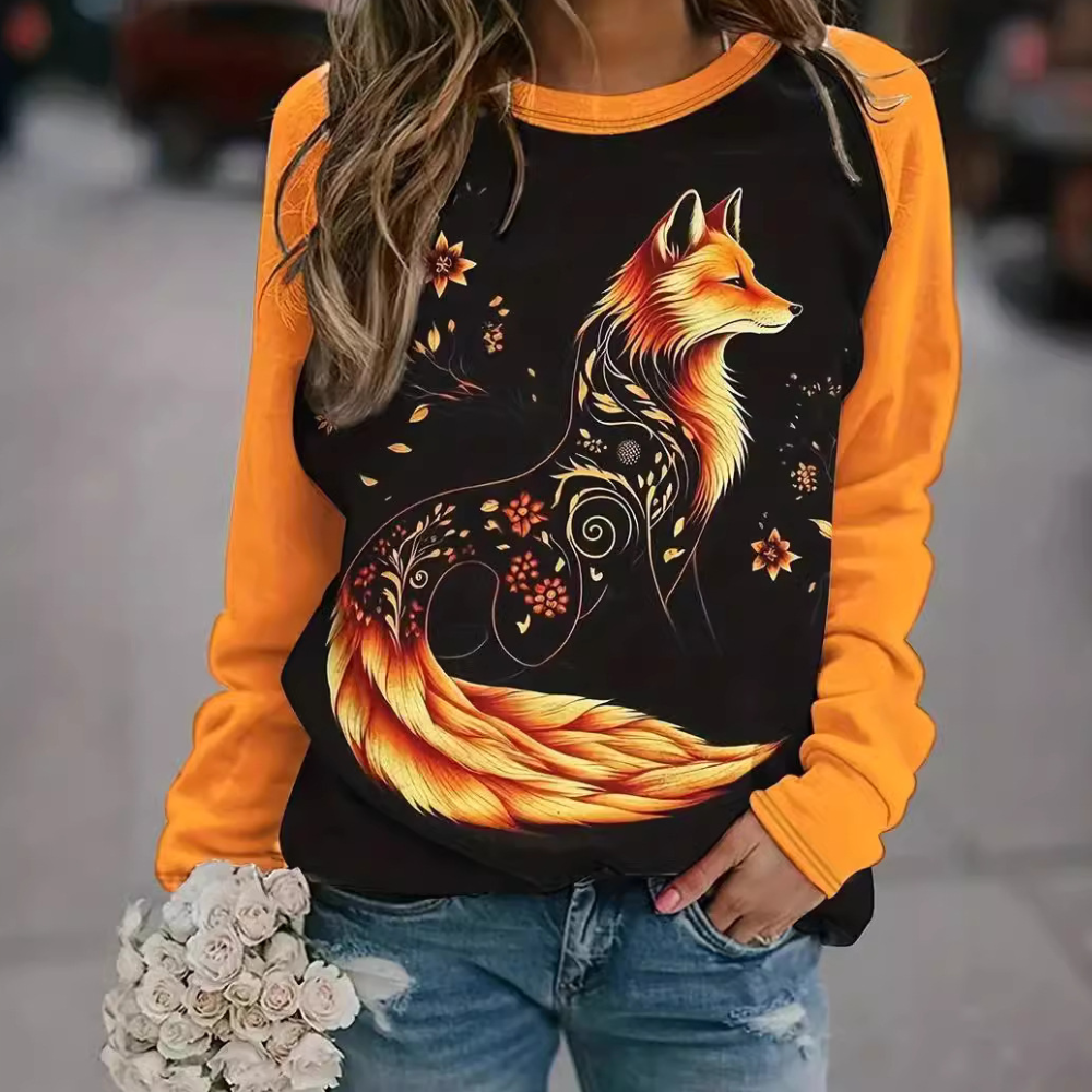 Sibel – Ontspannen Pasvorm Dames Zomersweatshirt