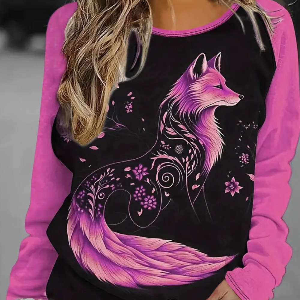 Sibel – Ontspannen Pasvorm Dames Zomersweatshirt