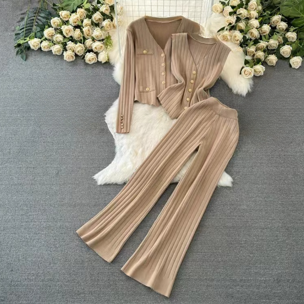 Elene - Elegante Dames Knit Set voor de Zomer