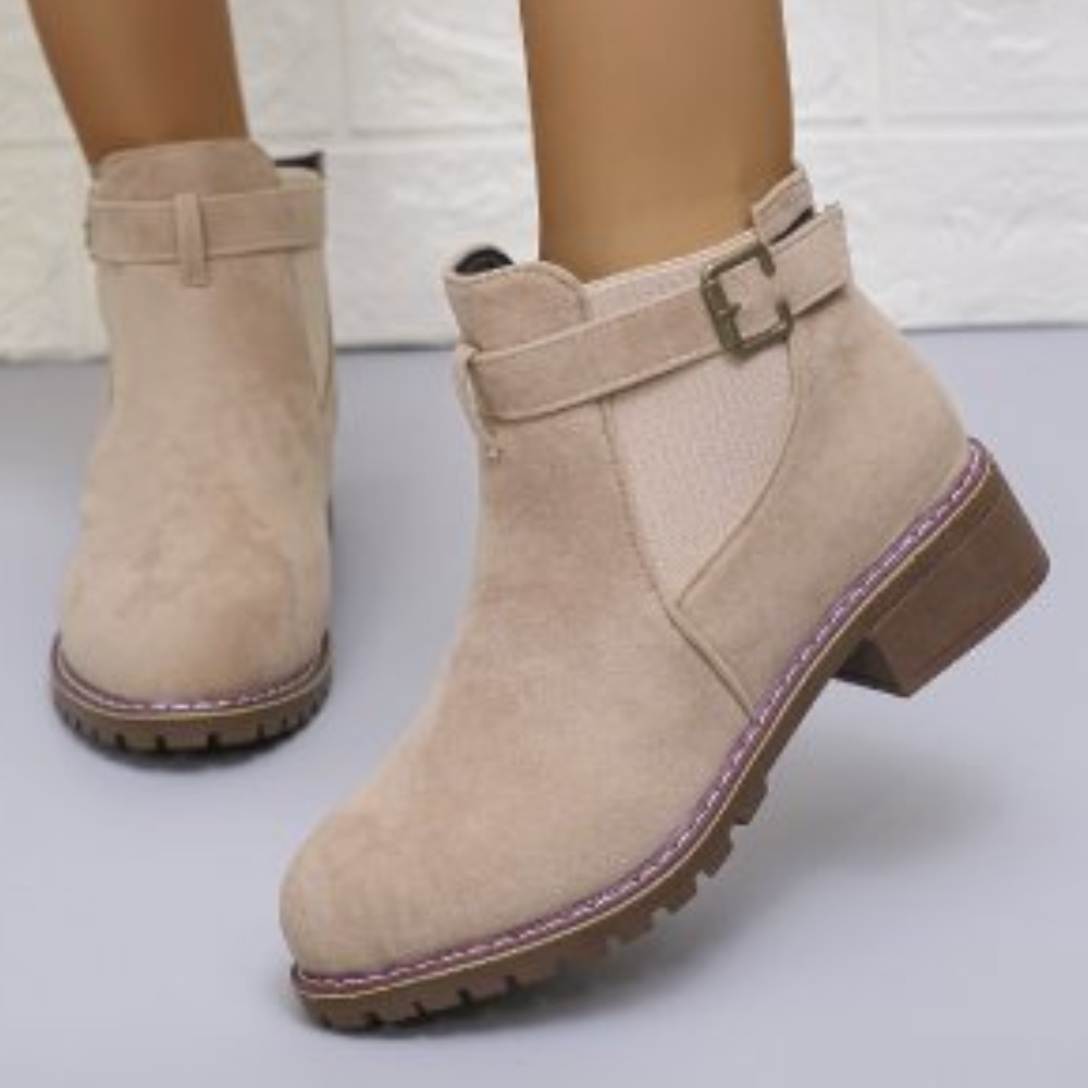 Vanya - Trendy Zomerse Enkellaarsjes voor dames
