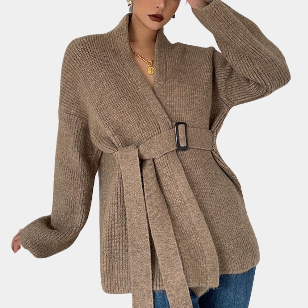 Lotti - Tijdloos Dames Vest met Riem voor de Zomer