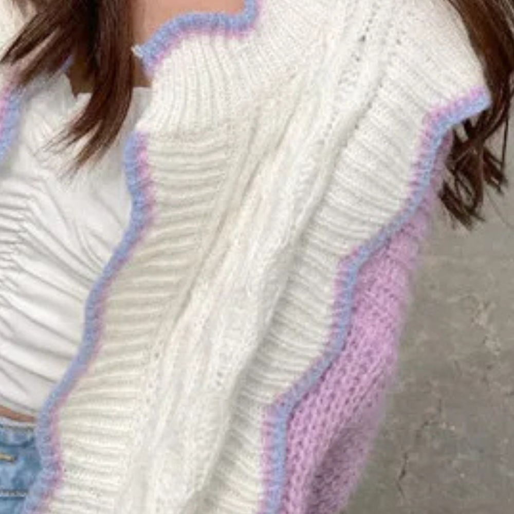 Melusina - Trendy en comfortabel gebreid damesvest voor de zomer