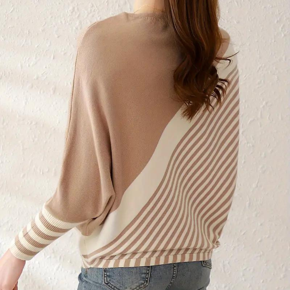Oleda - Luxe gebreide zomerse trui voor elegante dagen
