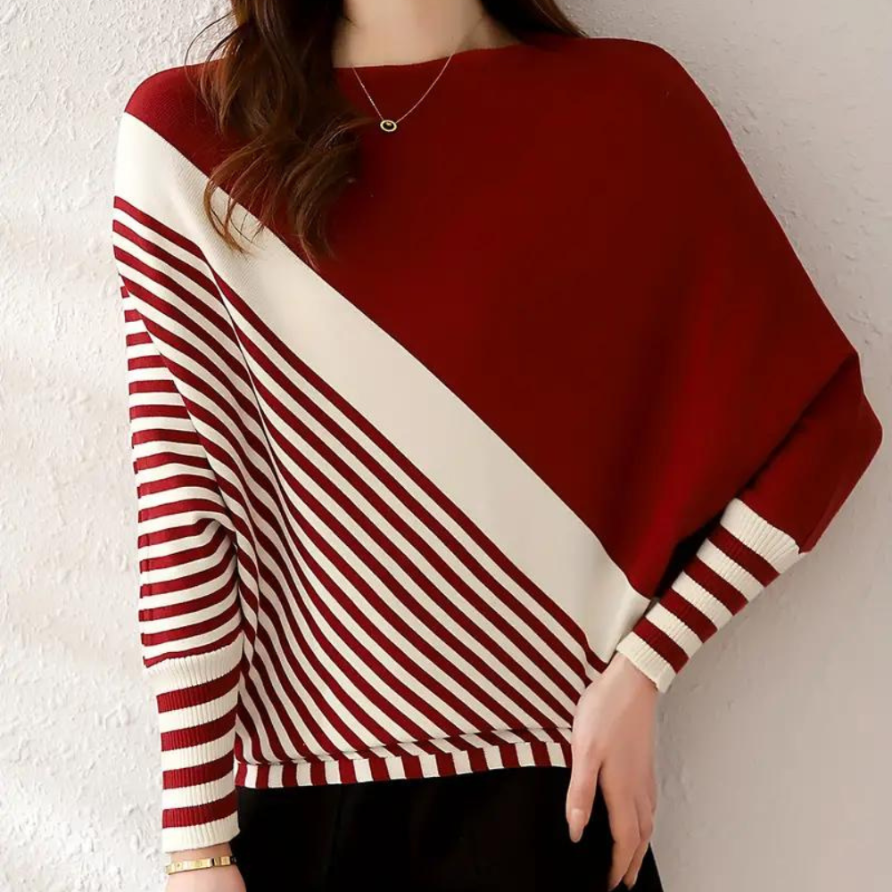 Oleda - Luxe gebreide zomerse trui voor elegante dagen