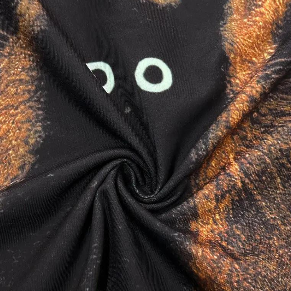 Rella - Dames T-shirt met Zomerse Kat opdruk