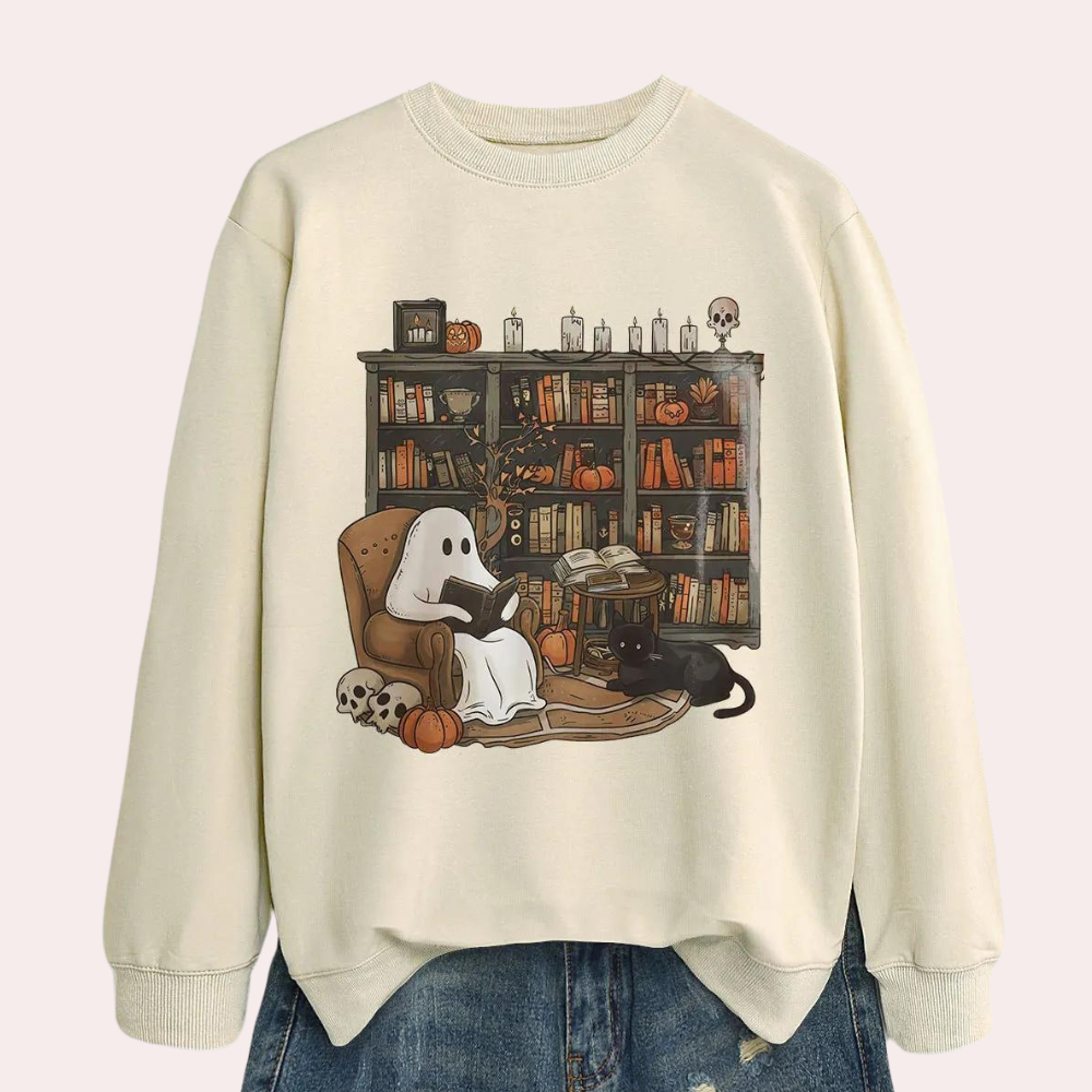 Mirela - Zomerse Spook Sweater voor de vrouw