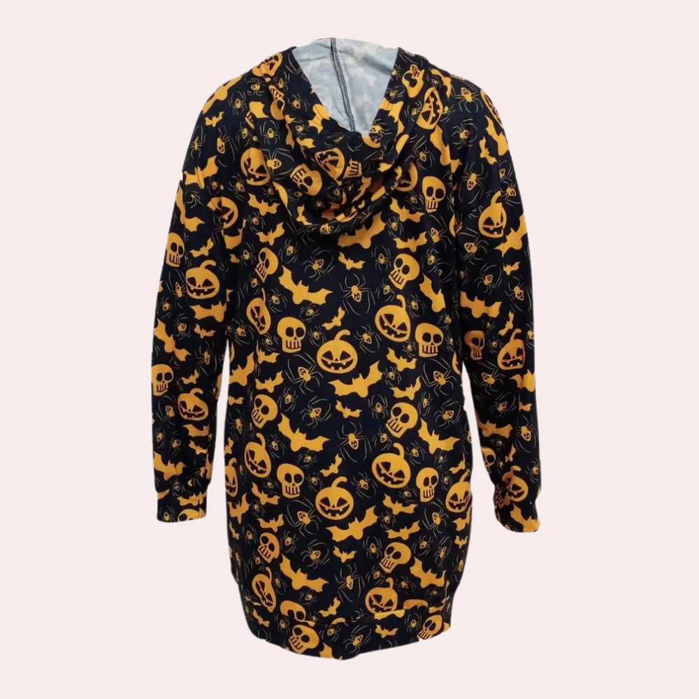 Csilla - Comfortabel Zomer Mini Jurkje met Capuchon