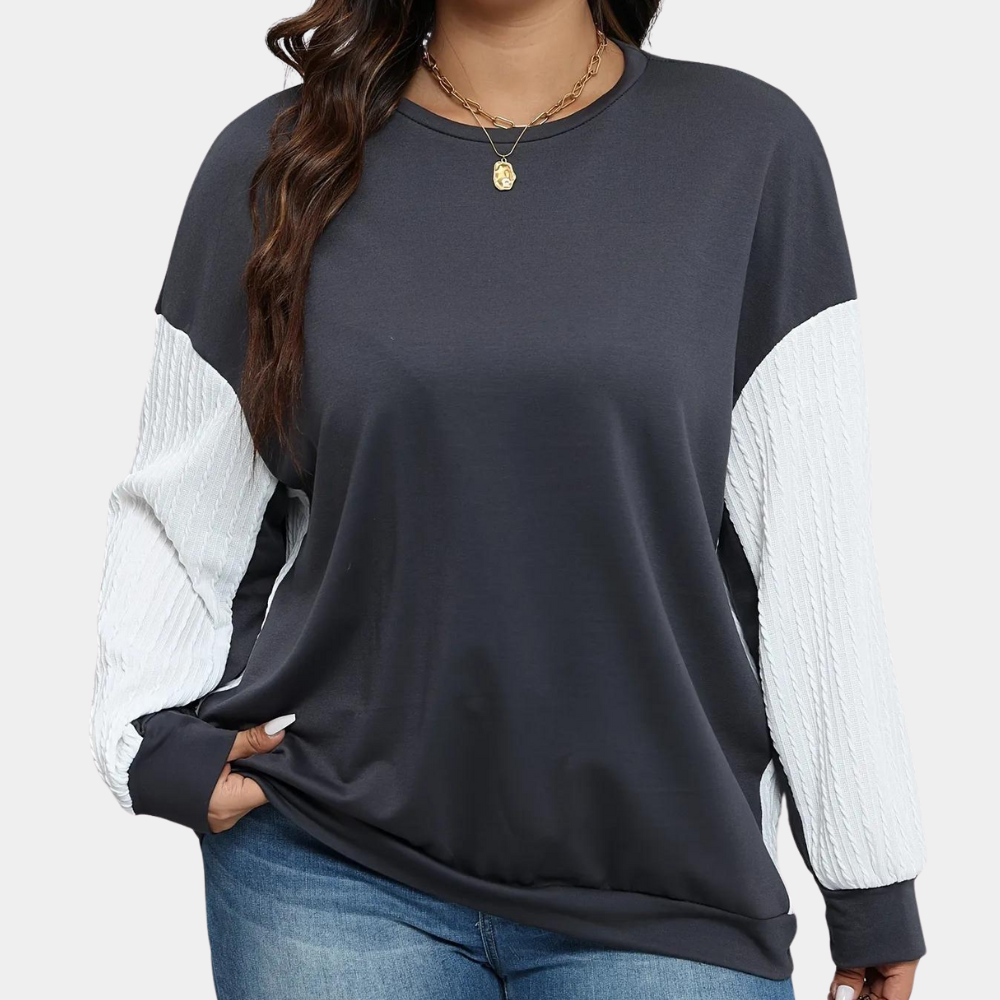 Deni - Minimalistisch en Comfortabel Dames Zomersweatshirt