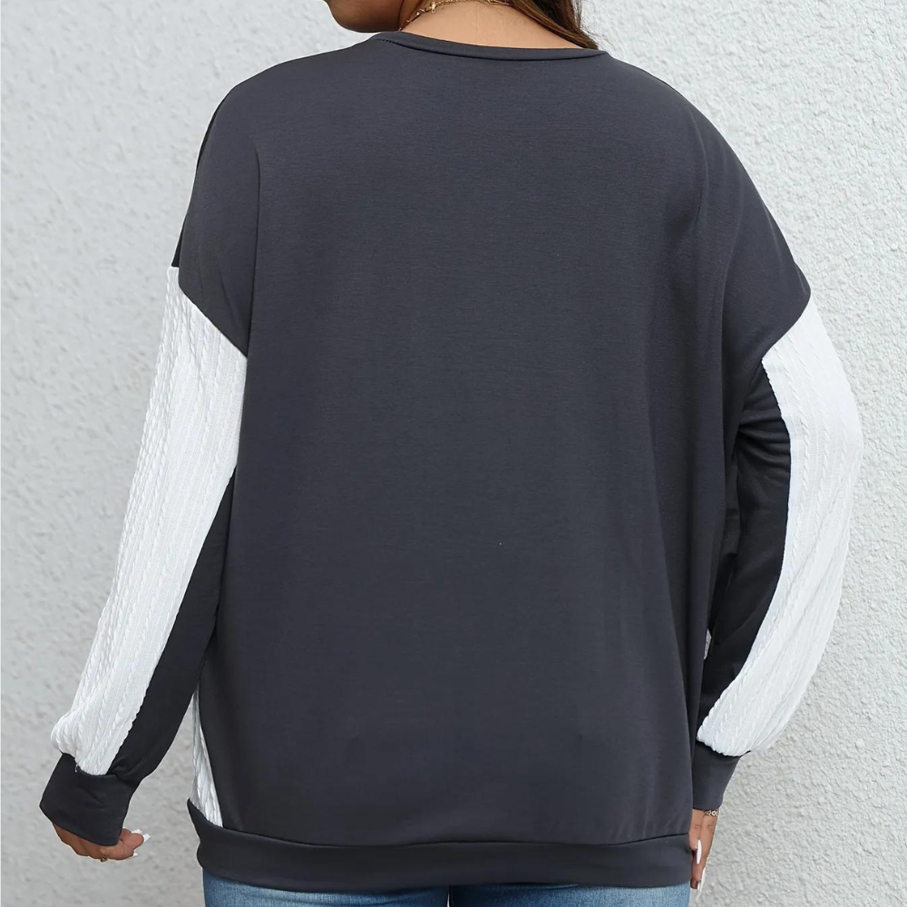 Deni - Minimalistisch en Comfortabel Dames Zomersweatshirt