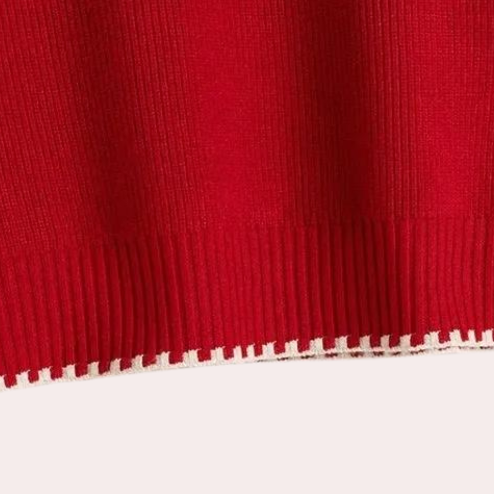 Peninah - Stijlvolle zomerse trui met ronde hals voor dames