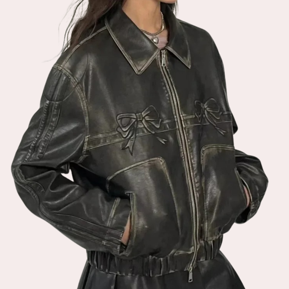 Ursuline - Klassiek damesjasje met luxe strikdetail voor de zomer